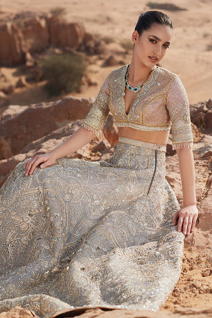 Grey Pink Bridal